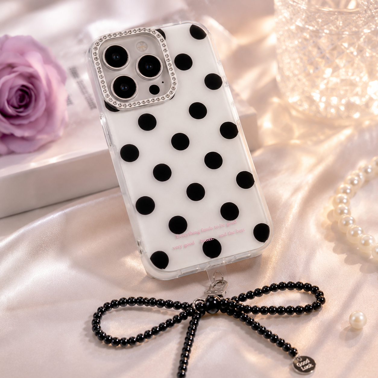 Parisian Polka Charm Case