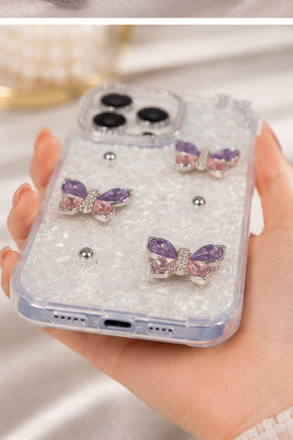 Violet Gem Butterfly Case