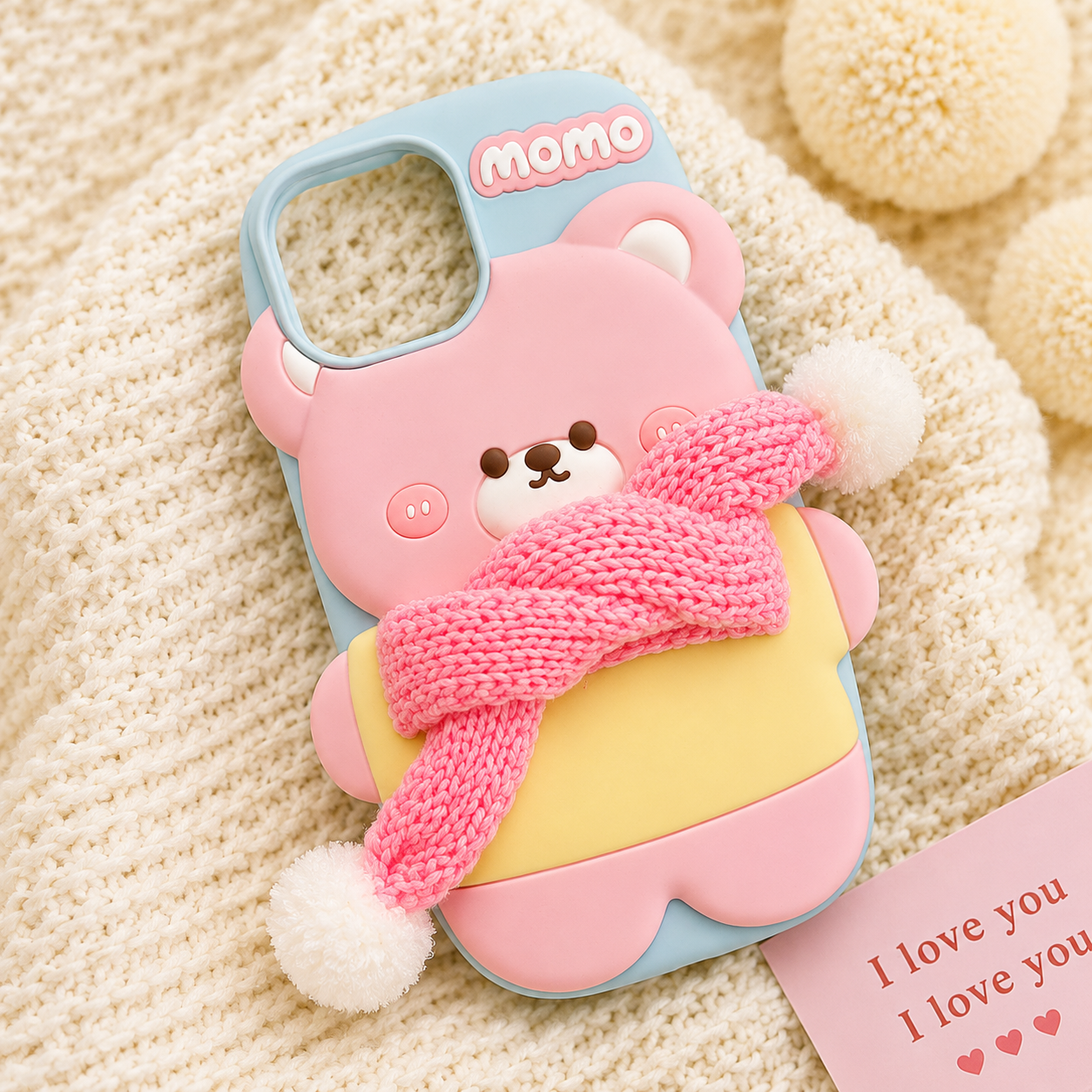 Bear Hug Silicone Case