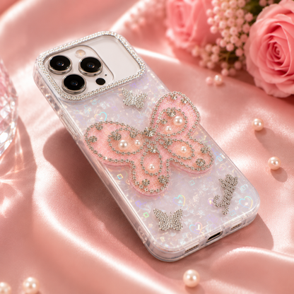 Butterfly Pearl Sparkle Case