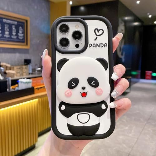 Happy Panda Pop Mirror Case