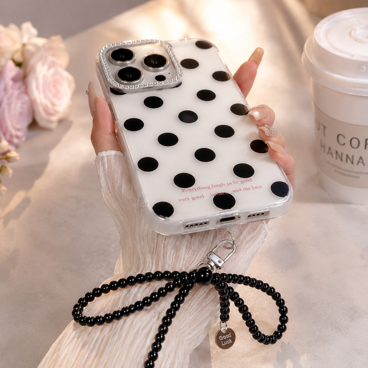 Parisian Polka Charm Case
