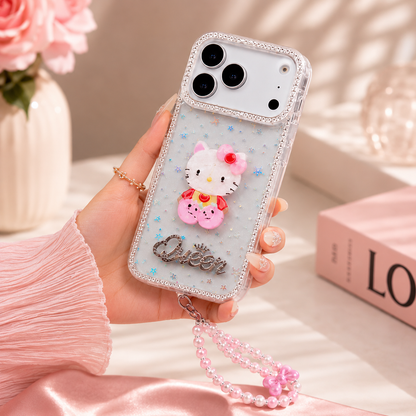 Sparkle Kitty Queen Case with free charm
