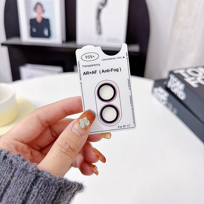 Camera Lens Protection Ring - iPhone Series AF+AF Anti-Reflection 3D Radian 9H Metal Aluminum Alloy