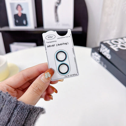 Camera Lens Protection Ring - iPhone Series AF+AF Anti-Reflection 3D Radian 9H Metal Aluminum Alloy