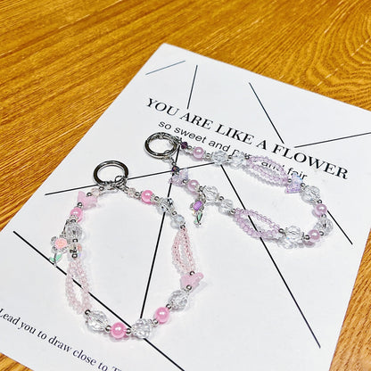 Alloy Luxury Style Double-layer Phone Charm | Keychain | Handbag Charm
