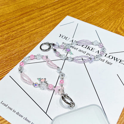 Alloy Luxury Style Double-layer Phone Charm | Keychain | Handbag Charm