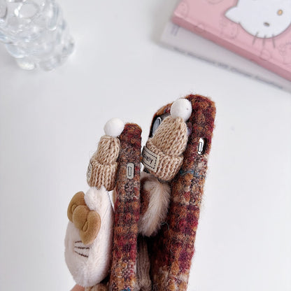 Autumn Cozy Kitty Shell Phone Case