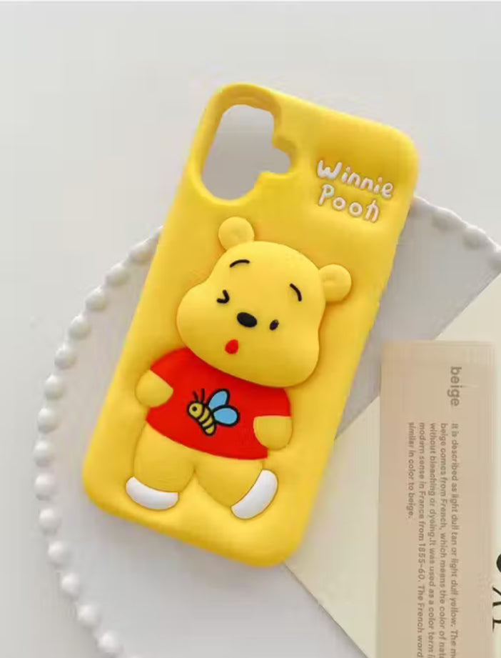 Winnie Pooh 3D Silicone Case