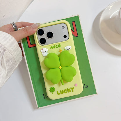 Bright Luck Clover Phone Case