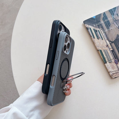 Carbon Fiber Ring Stand Magsafe Phone Case