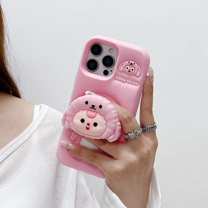 Cartoon Baby Holder Silicone Phone Case