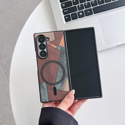 Colorful Pattern Magnetic Charging Phone Case - Samsung Z Series