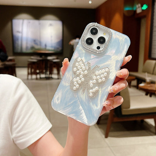 Crystal Butterfly Glam Phone Case