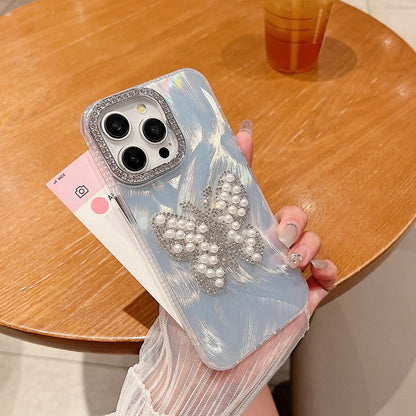 Crystal Butterfly Glam Phone Case