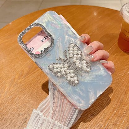 Crystal Butterfly Glam Phone Case