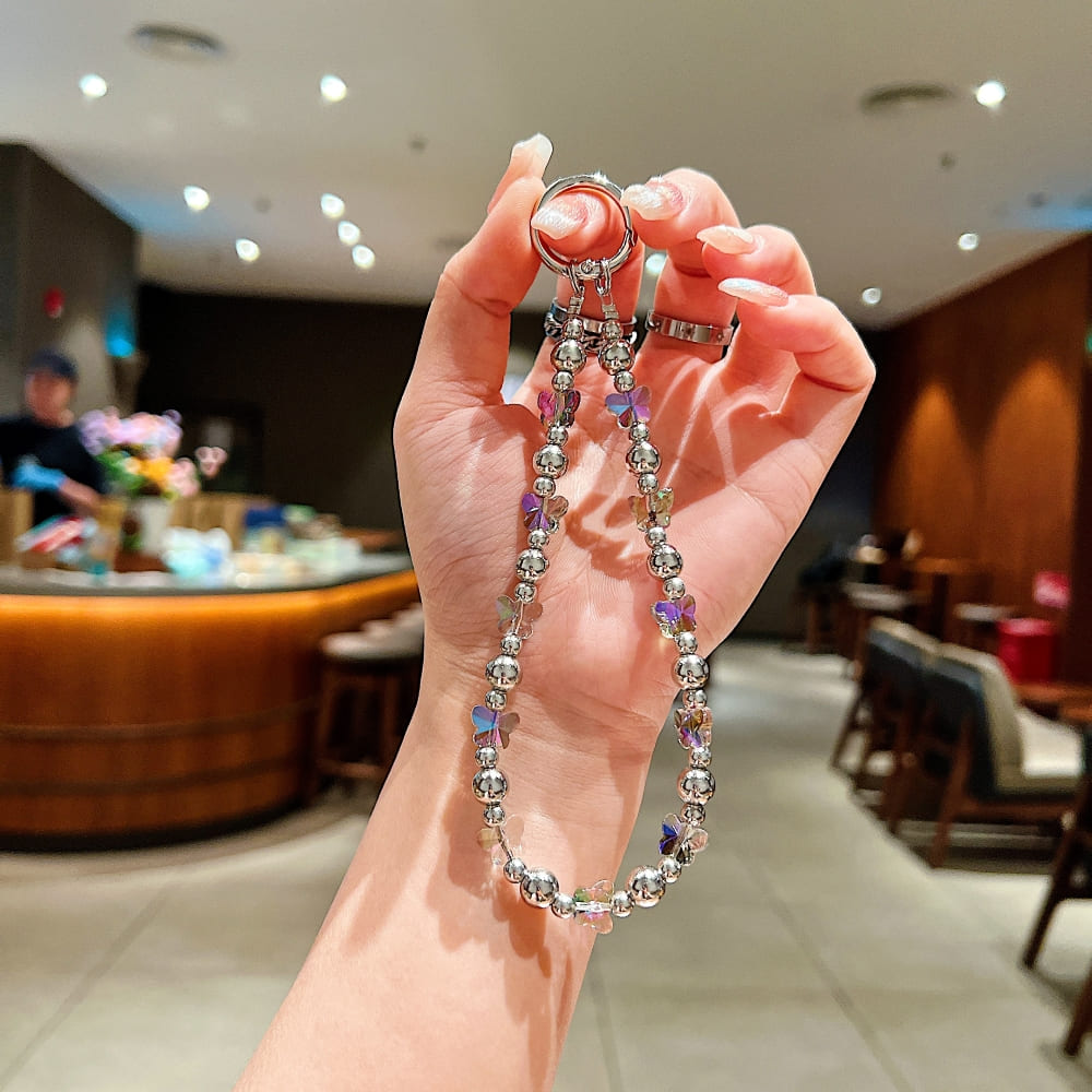 Crystal Cascade Phone Charm