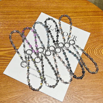 Crystal Cascade Phone Charm
