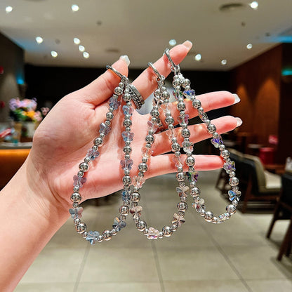 Crystal Cascade Phone Charm