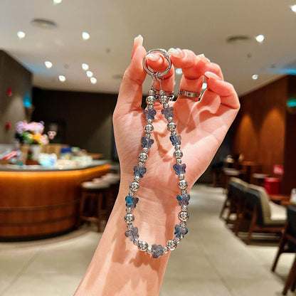 Crystal Cascade Phone Charm