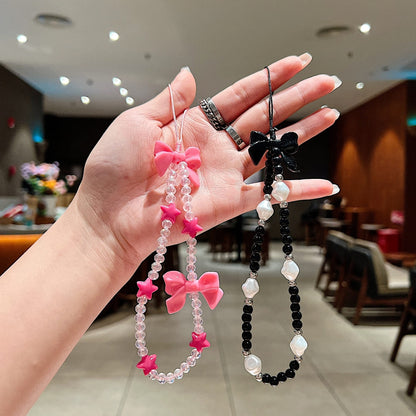 Cupid Bow Beaded Phone Charm