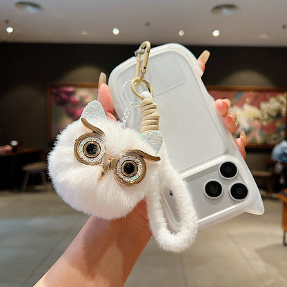 Cute Puff Owl Phone Charm | Keychain | Handbag Charm