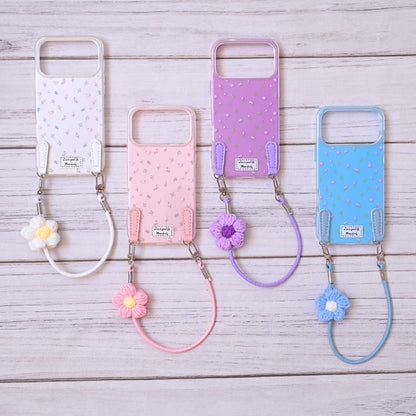 Daisy Charm Lanyard Phone Case