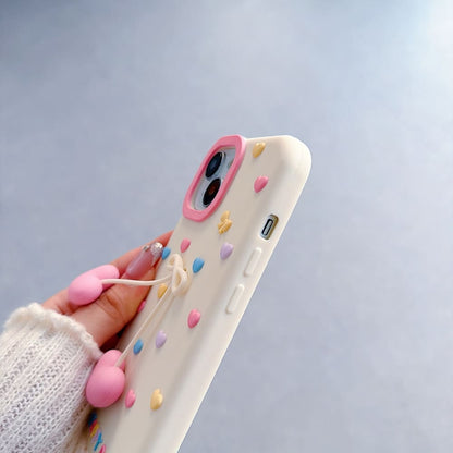 Dreamy Hearts Charm Phone Case