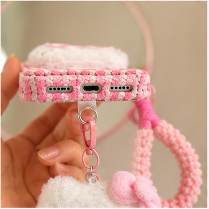 Blush Kitty Furry Phone Case