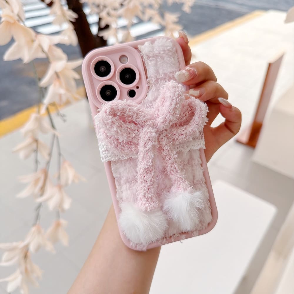 Fluffy Bow Bliss Phone Case
