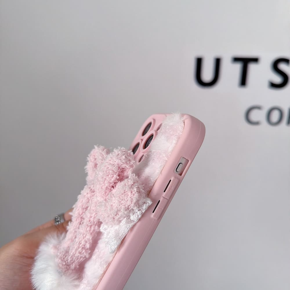 Fluffy Bow Bliss Phone Case