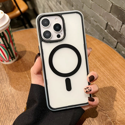 Magnetic Wireless Charging Smoke Phone Case
