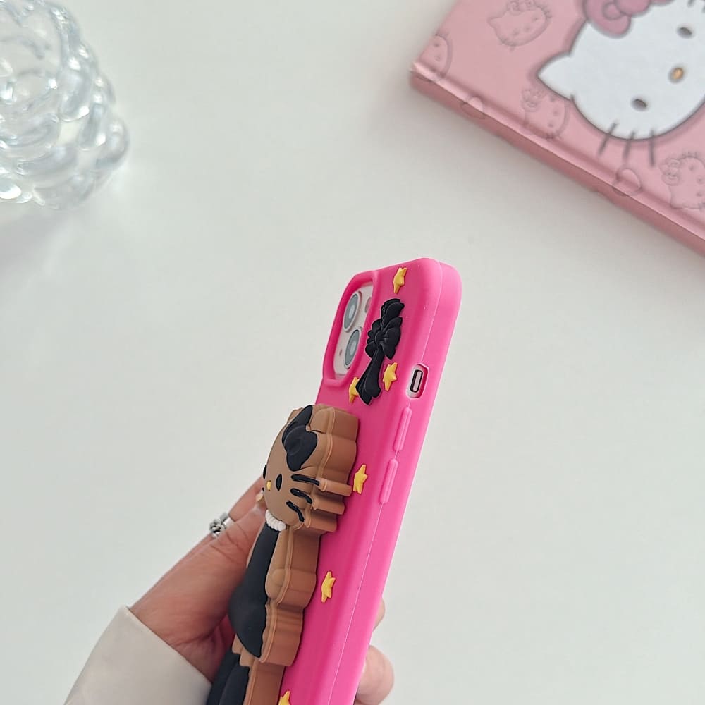 Midnight Glam Kitty Phone Case