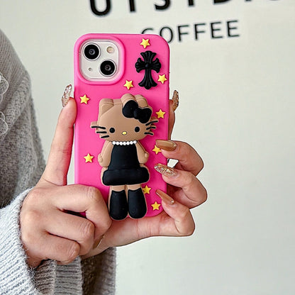 Midnight Glam Kitty Phone Case