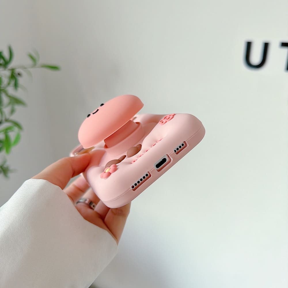 Peach Blossom Silicone Phone Case