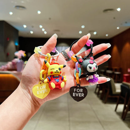 Playful Rainbow Candy Vibe Phone Charm | Keychain | Handbag Charm