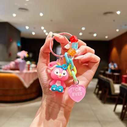 Playful Rainbow Candy Vibe Phone Charm | Keychain | Handbag Charm
