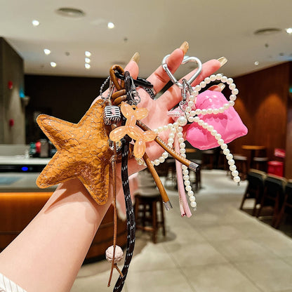 Star Ornament Bow Rope Phone Charm | Keychain | Handbag Charm