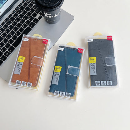 Shockproof PU Leather Flip Phone Case