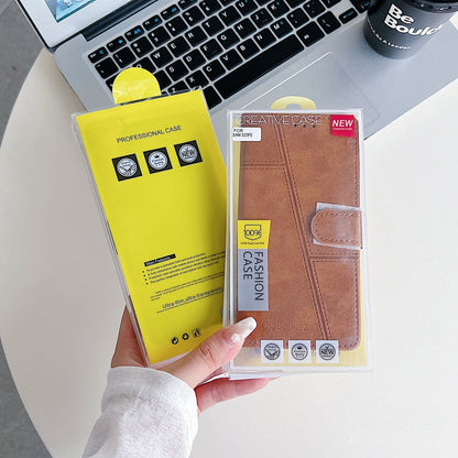 Shockproof PU Leather Flip Phone Case