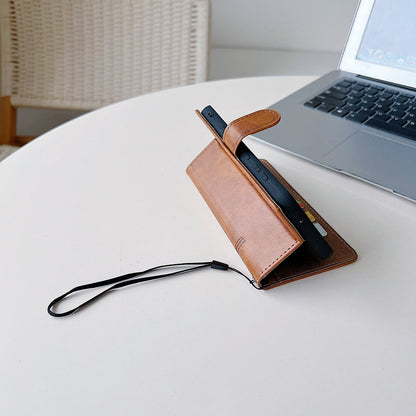 Shockproof PU Leather Flip Phone Case