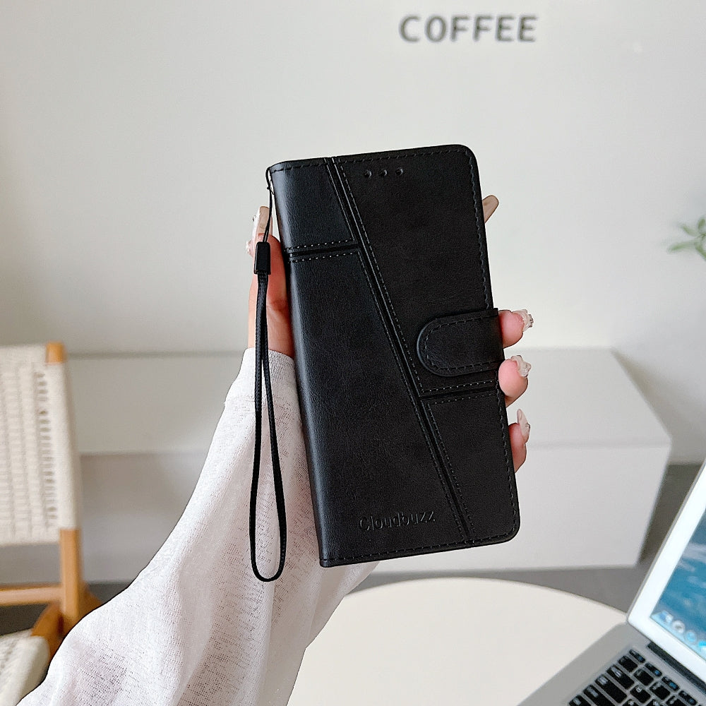 Shockproof PU Leather Flip Phone Case