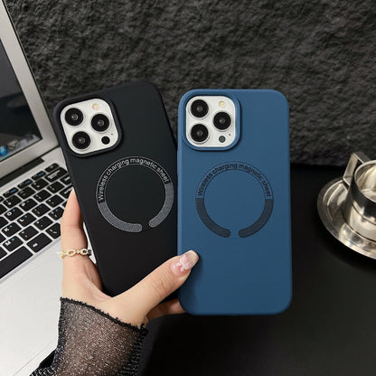 Silicone Magsafe Charging Phone Case