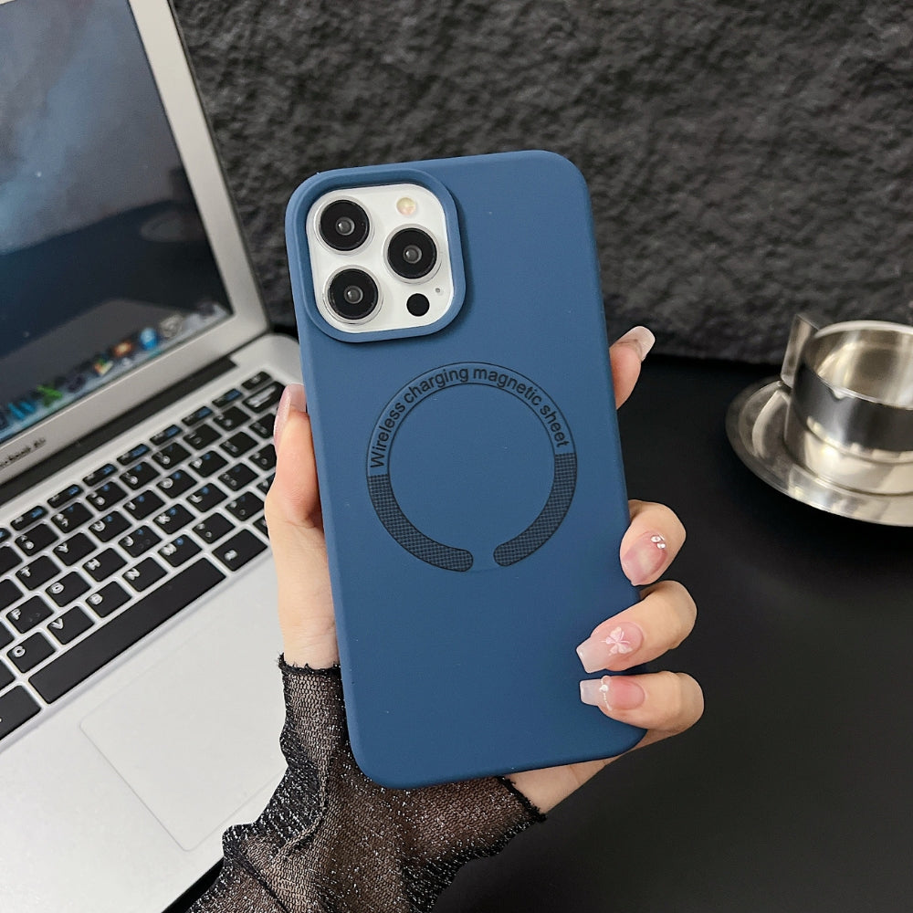 Silicone Magsafe Charging Phone Case