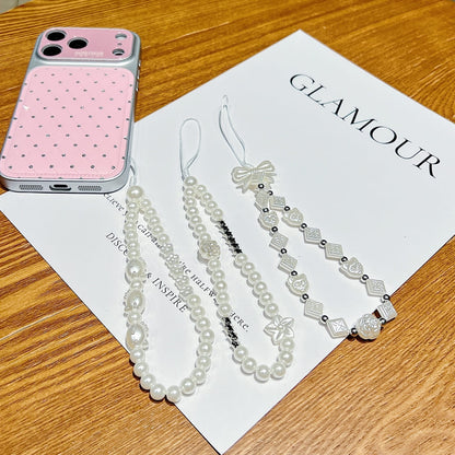 Snow Pearl Phone Charm
