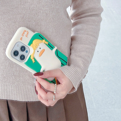 Soft Silicone Ducklings Phone Case