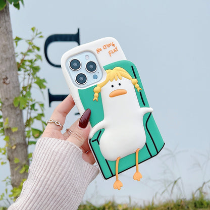 Soft Silicone Ducklings Phone Case