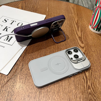 TPU Silicone Magnetic Wireless Kickstand Phone Case