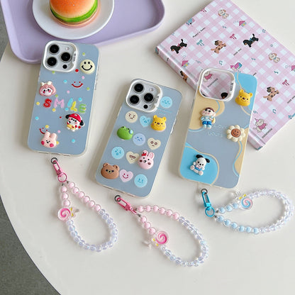 Toy Printed Phone Case with Bracelet
