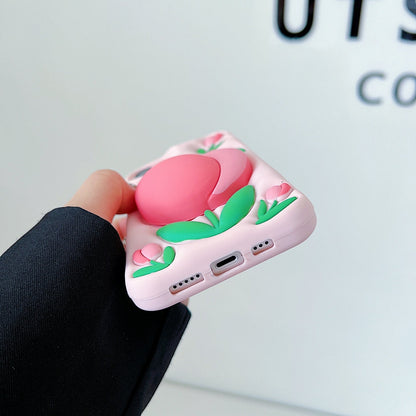 Tulip Stand Silicone Phone Case